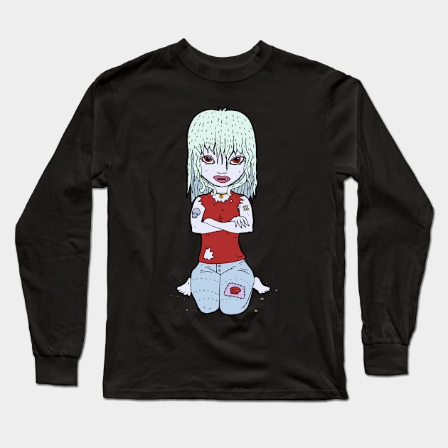 Zombie Girl Graphic Long Sleeve T-Shirt by Forever December